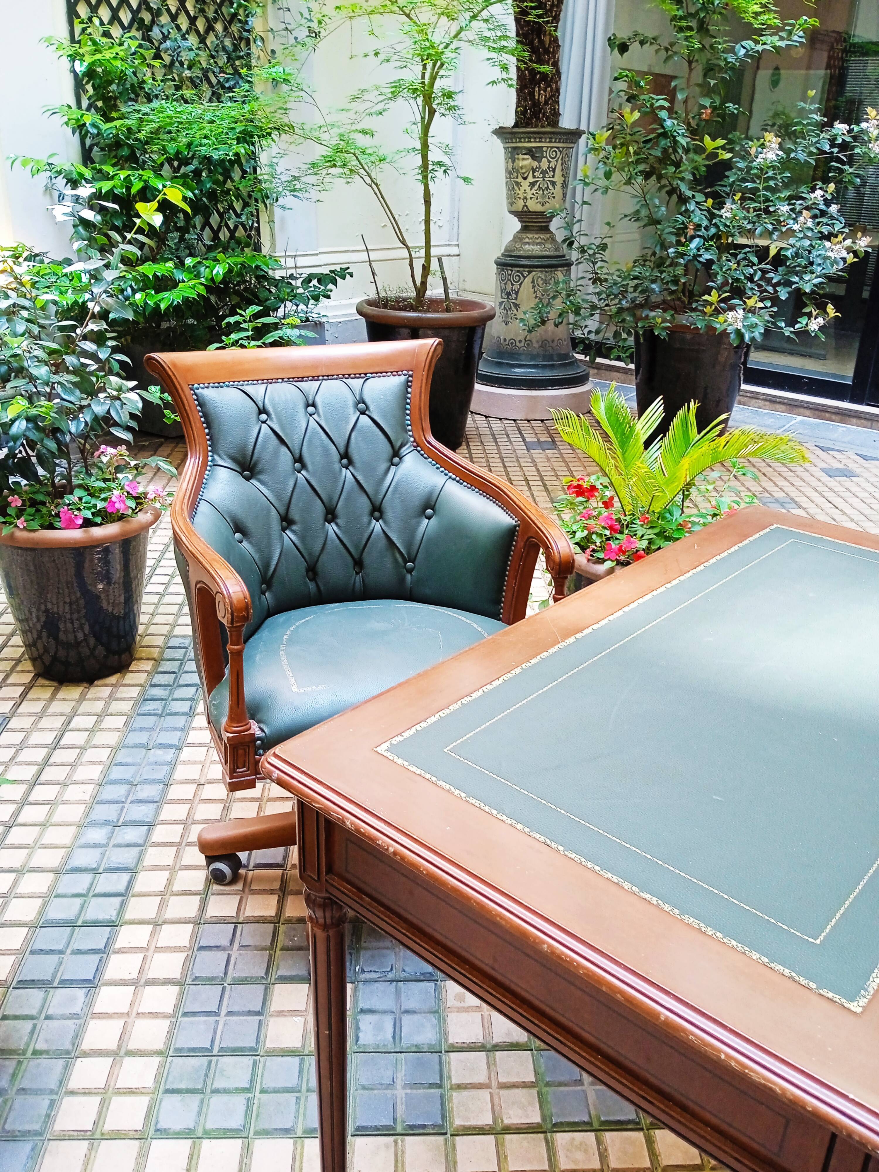 Bureau syle directoire Genoveva et son fauteuil