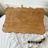 Petit banc coffre en bois vintage