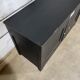 Black patina low sideboard