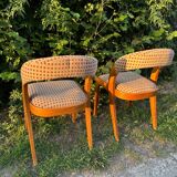 Pair of vintage designer chairs from the 50s/60s, Baumann style