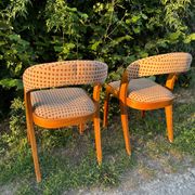 Paire de chaises vintage design années 50/60 style Baumann