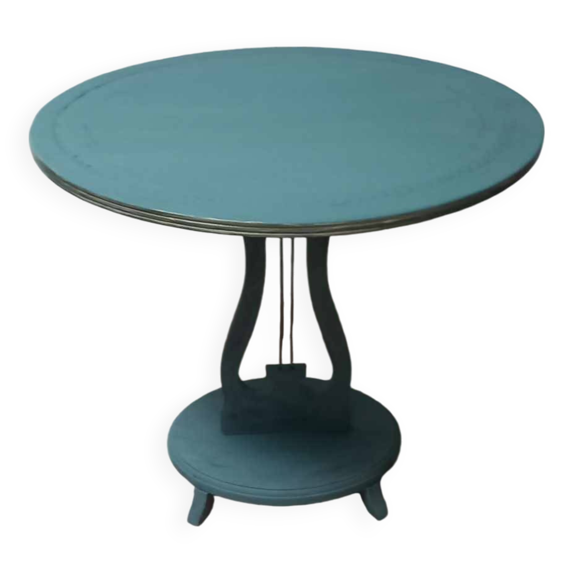 Oval pedestal table