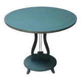 Oval pedestal table