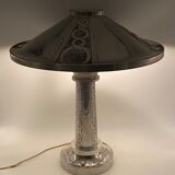 Lampe de table en relief Art Déco, France, vers 1920