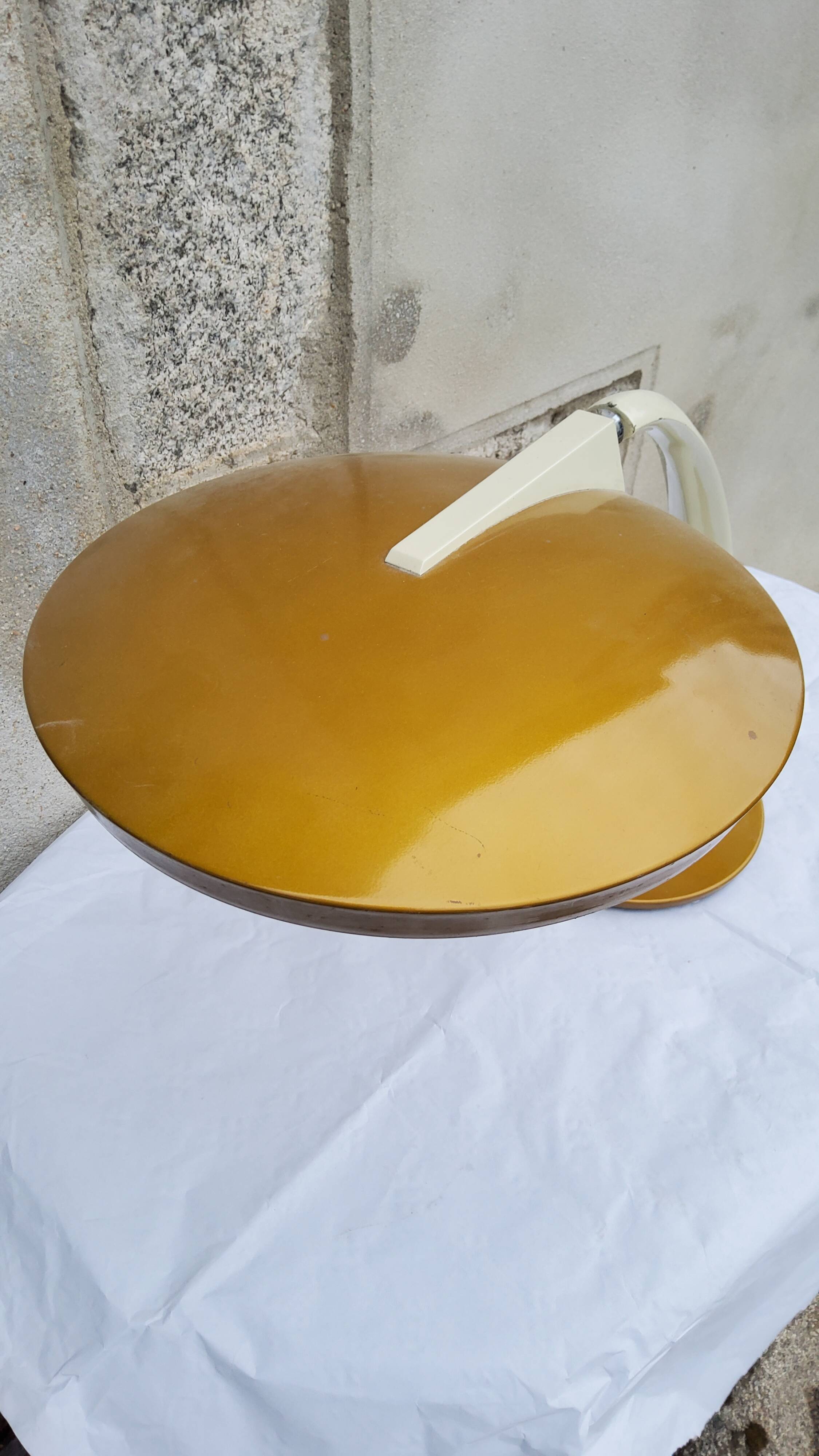 Fase boomerang desk lamp of the 70s