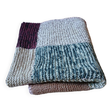 Plaid patchwork format enfant