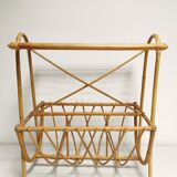 Vintage Review Door with Shelf, Bamboo / Rattan Sofa End