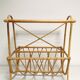 Vintage Review Door with Shelf, Bamboo / Rattan Sofa End