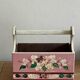 Hand-painted wooden basket – vintage charm and folk authenticity