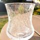 6 bubbled water glasses White Roman Goblet Biot Glassware