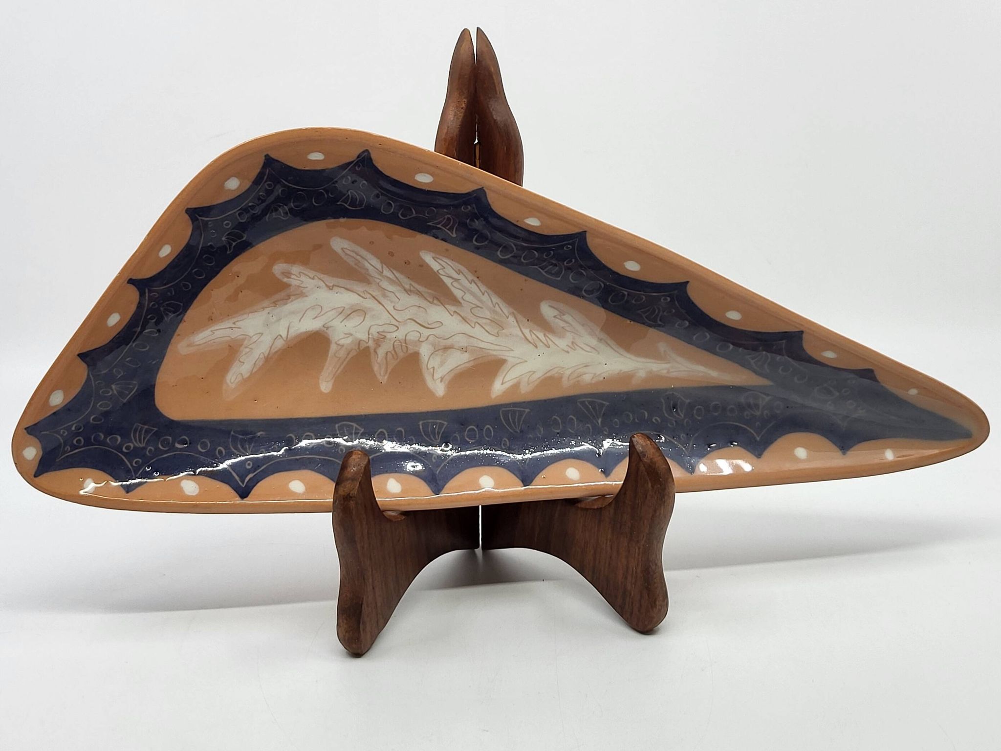 Triangular catchall by Gabrielle Mackiewicz, France, 1950s