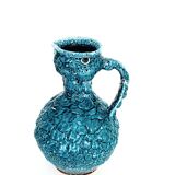 Ceramic vase with glacier glaze, 1950s-60s