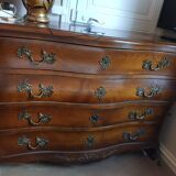 Commode bordelaise 18ème 4 tiroirs en merisier