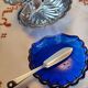 Beurrier coquillage  inox et verre