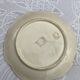 : Antique Longchamp slipware plate - Pansy decoration