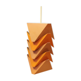 Hanging lamp, designed by the famous Louis Weisdorf, for Danish Lyfa in 1970, model EKKO