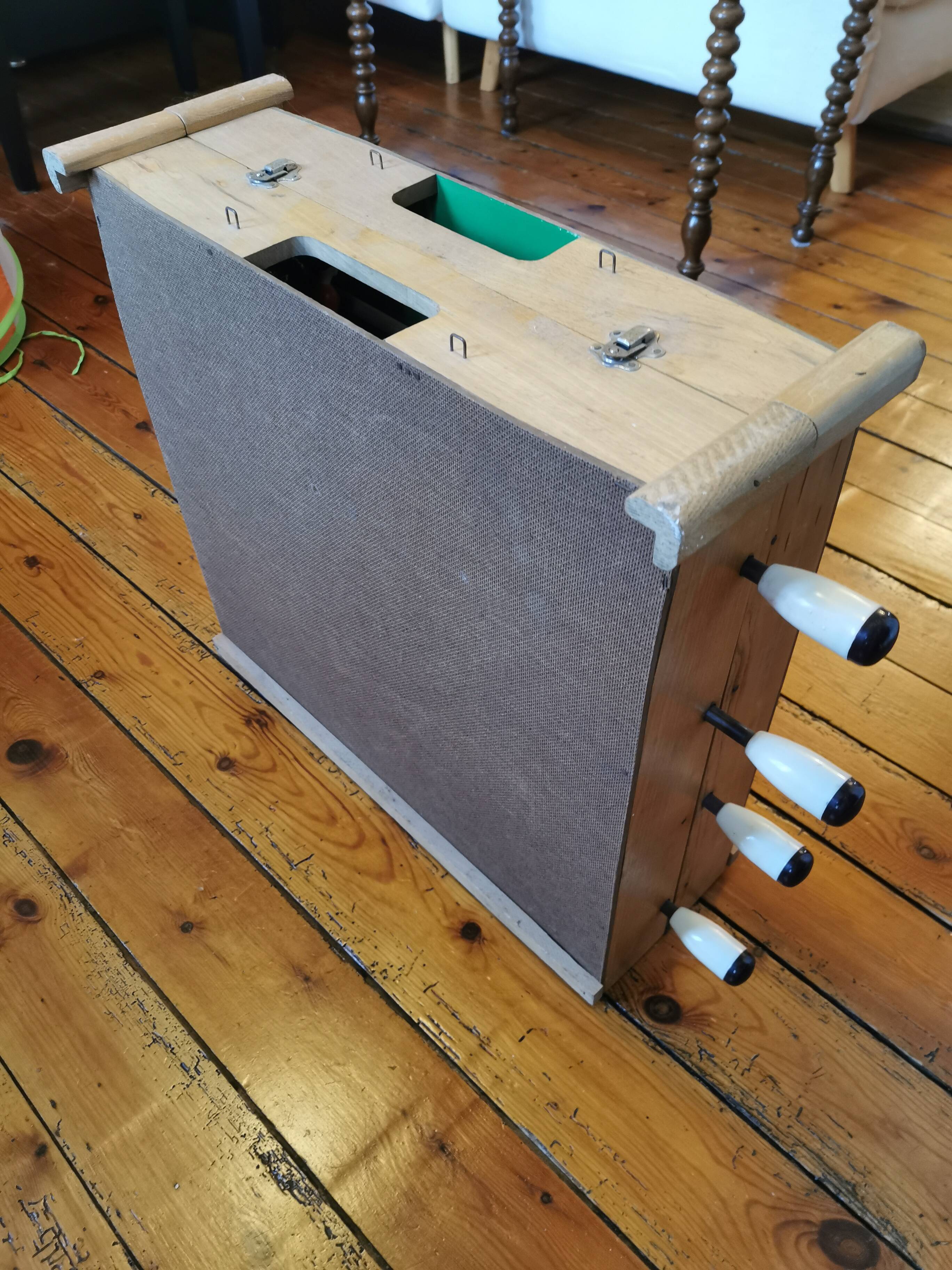 vintage foosball table