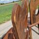 Lot de 3 chaises brutaliste Aranjou style olavi Hanninen
