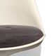 Eero Saarinen Tulip chair Knoll, aluminium base, blue cushion
