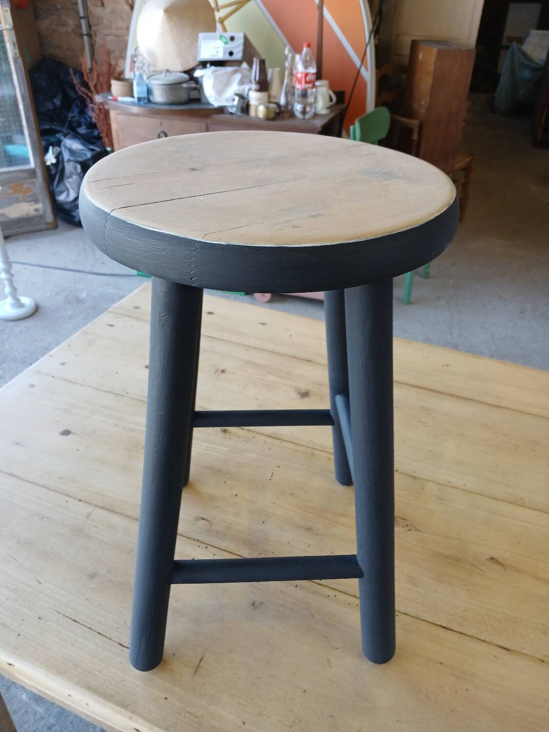 Antique 4-legged stool
