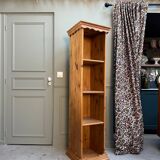 Small vintage bookcase in solid pine