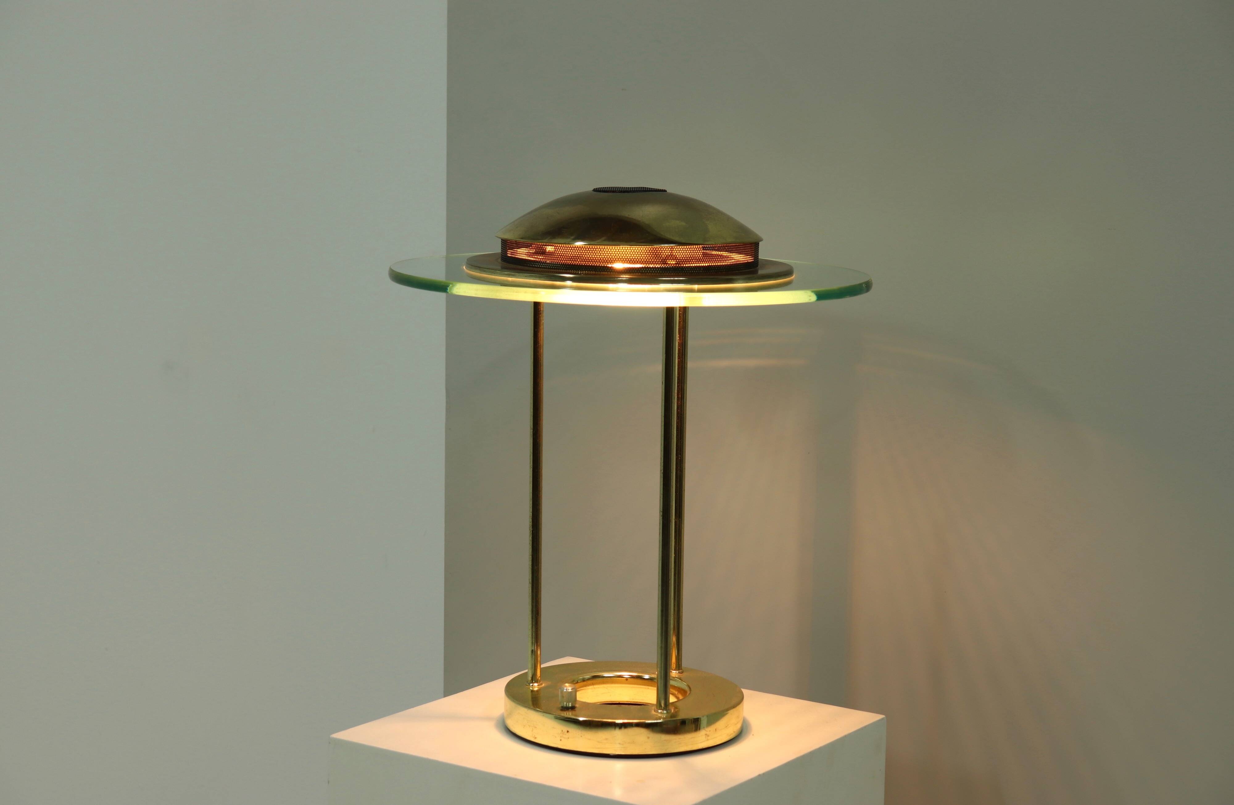 Mid-Century Modern Saturnus Lamp by Robert Sonneman for George Kovacs 1980s