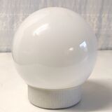 Ceiling lamp globe in opaline glass – 70s/80s
