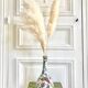 Vase céramique craquelée décor oiseaux