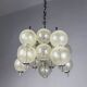 "Sterrenbeeld" Murano bubbled glass chandelier by Raak, Netherlands, 1960s