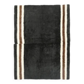 Tapis kilim en laine et coton turc vintage noué à la main marron 191x254