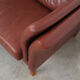 Brown leather sofa, Danish design, 1960s, production: Denmark