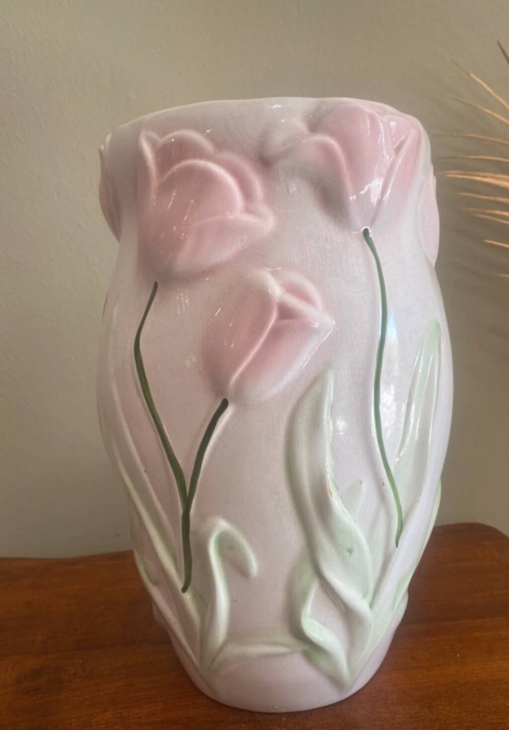 Tulip Barbotine Vase