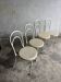 Vintage metal and plastic chairs, set of 4