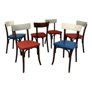 lot de 6 chaises de salle