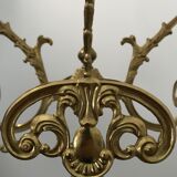Bronze and onyx coat rack