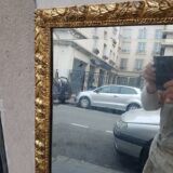 Italian style gilded mirror with patina from the 17th century (col. francesca)