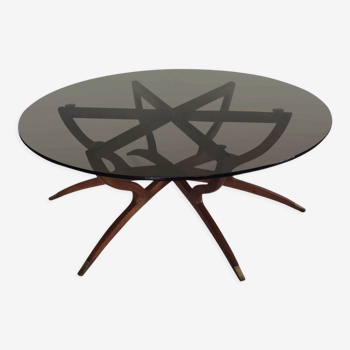 Foldable spider leg coffee table