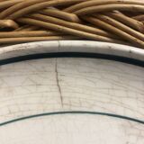 Vintage earthenware horses serving dish by Gien Nordez et Cie Cherbourg