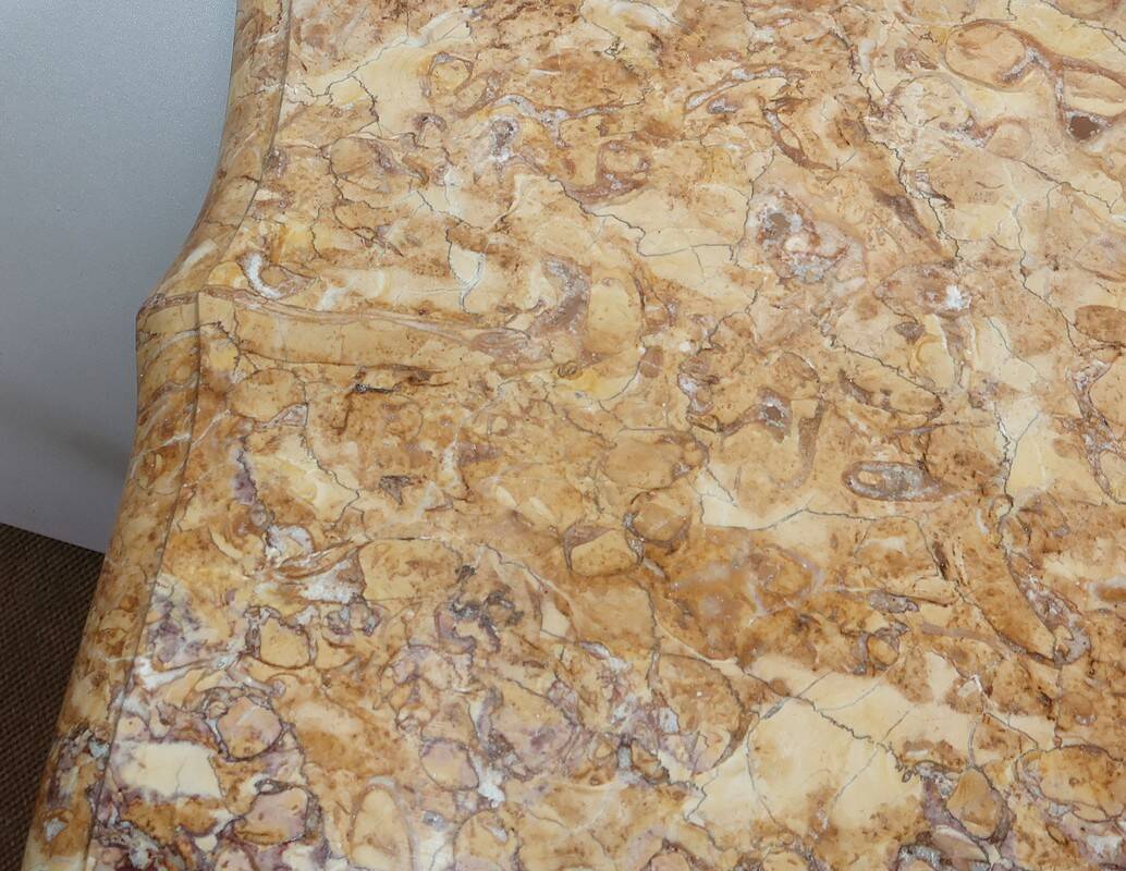 Wall Console in Golden Wood, Louis XV style – Mid 20th century