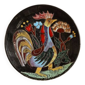 Rooster plate, 50s