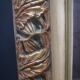 Miroir en bois et stuc polychrome 74x105cm