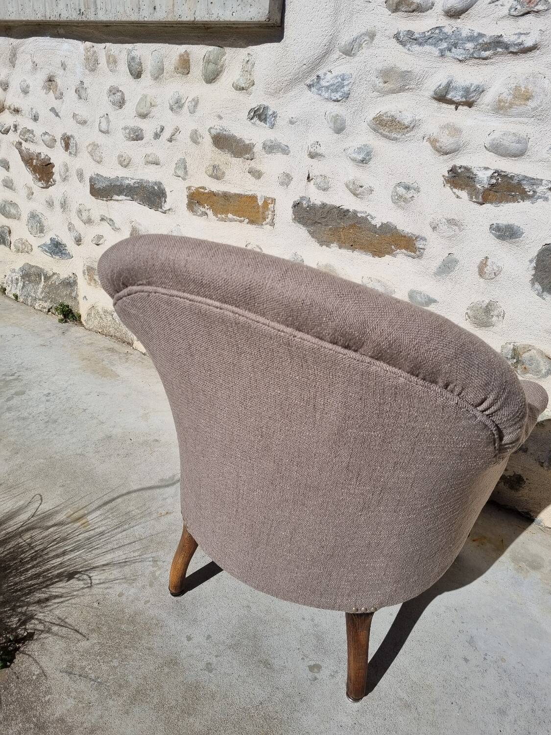 Fauteuil crapaud rénové