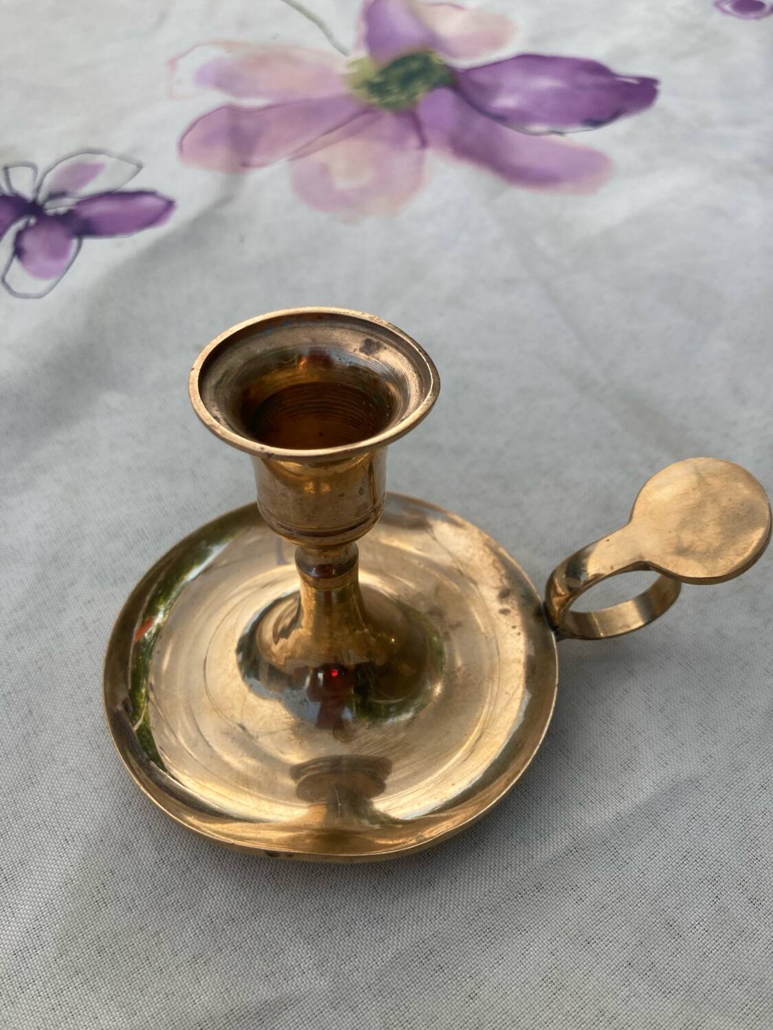 Brass candle holder