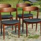 Chaises danoises Henri Walter Klein éditées par Bramin