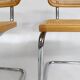 Paire de chaises Marcel Breuer B64 Cesca