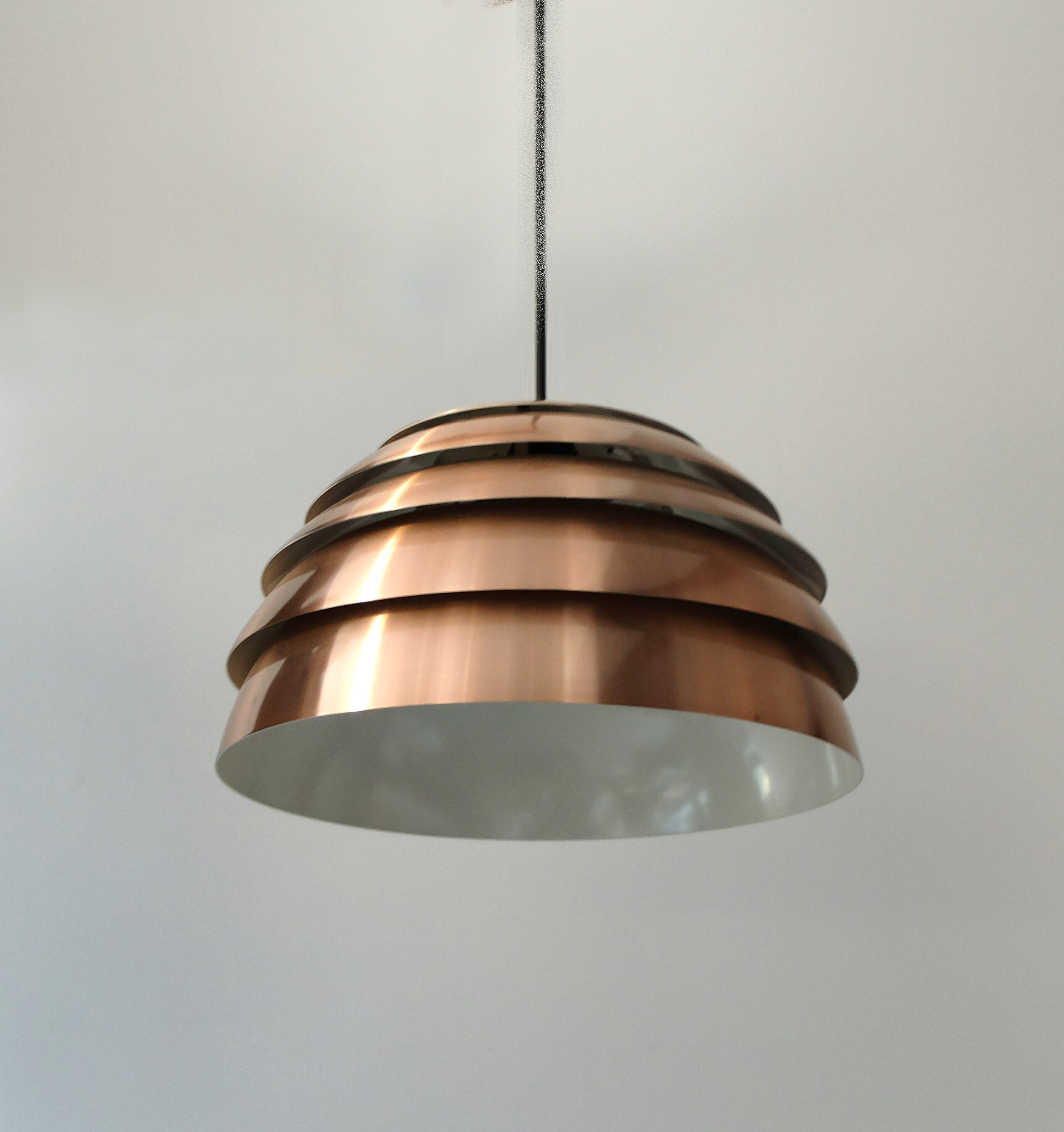 Hanging copper Dome by Hans - Agne Jakobsson Markaryd Sweden, 1960