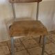 Chaise d'écolier vintage