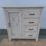 Parisian buffet, chippy paint effect