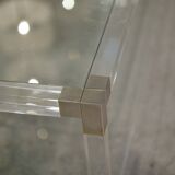 Large coffee table in polymethyl methacrylate 1970s