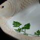 2 antique Italian ceramic fish dishes
